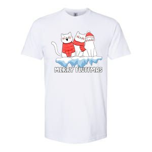 Merry Fluffmas Christmas Softstyle CVC T-Shirt