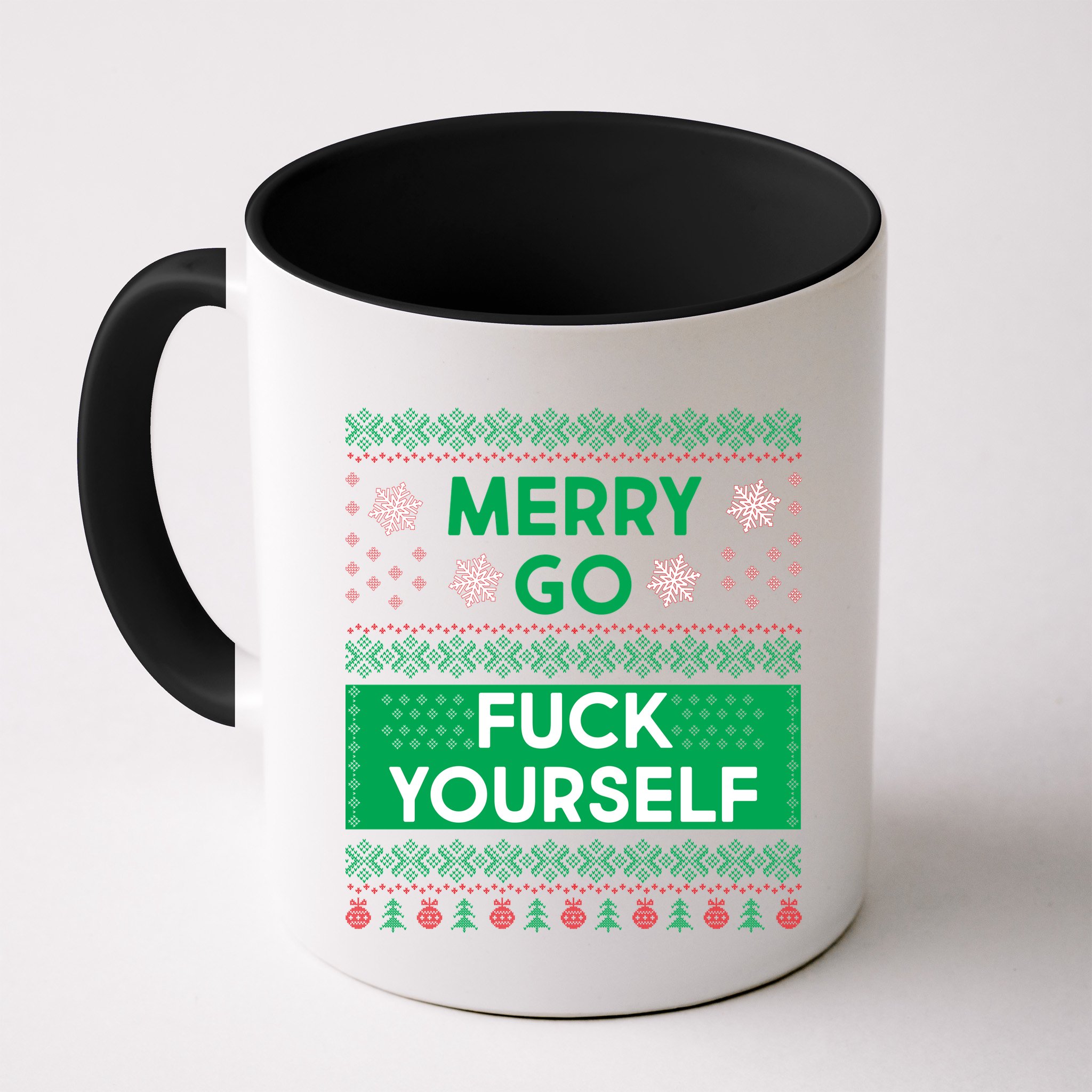 Merry Go F*ck Yourself Ugly Christmas Sweater Mug