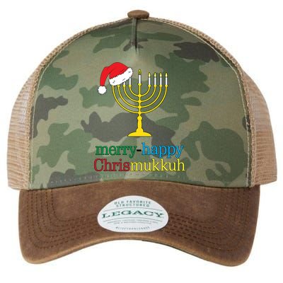 Merry-Happy Chrismukkah Legacy Tie Dye Trucker Hat