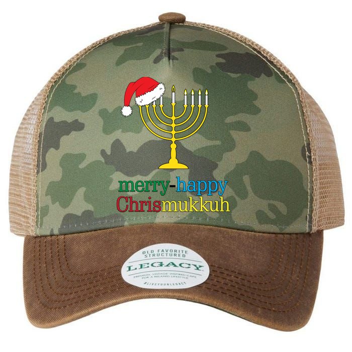 Merry-Happy Chrismukkah Legacy Tie Dye Trucker Hat