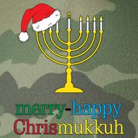 Merry-Happy Chrismukkah Legacy Tie Dye Trucker Hat