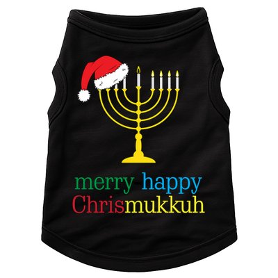 Merry-Happy Chrismukkah Doggie Tank