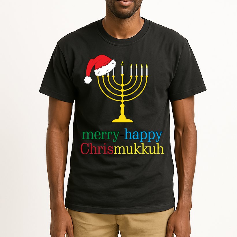 Merry-Happy Chrismukkah Tall T-Shirt