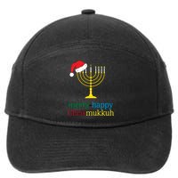 Merry-Happy Chrismukkah 7-Panel Snapback Hat