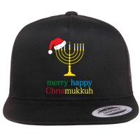 Merry-Happy Chrismukkah Flatbill Hat