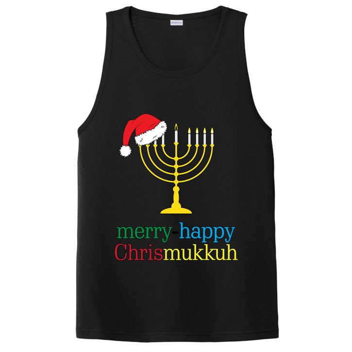 Merry-Happy Chrismukkah PosiCharge Competitor Tank