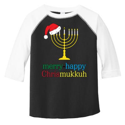Merry-Happy Chrismukkah Toddler Fine Jersey T-Shirt
