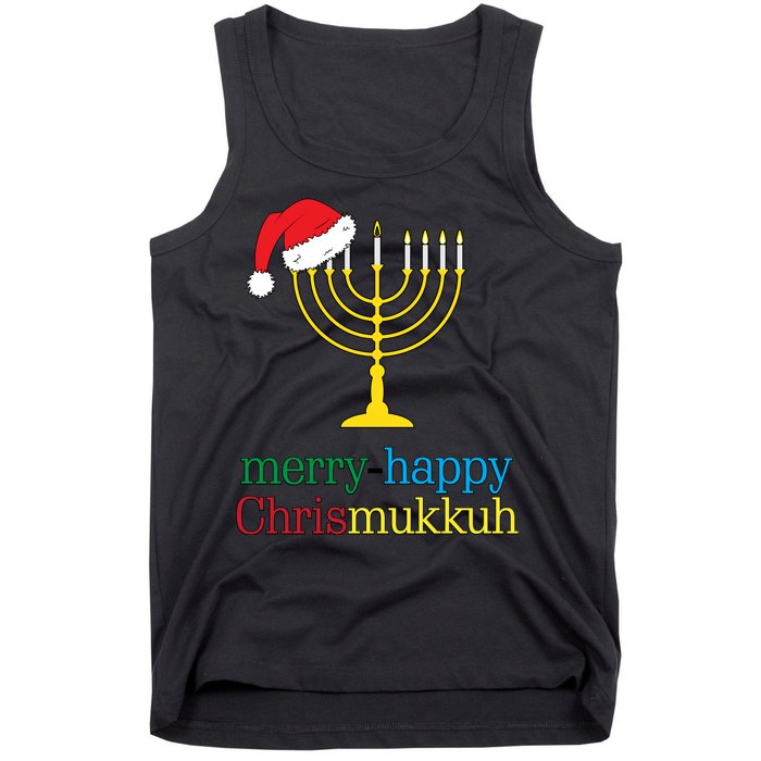 Merry-Happy Chrismukkah Tank Top