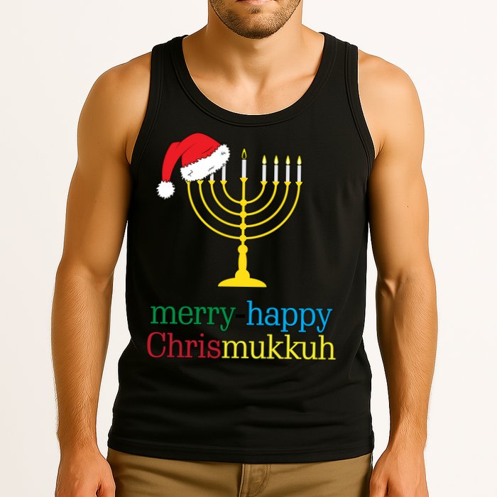 Merry-Happy Chrismukkah Tank Top