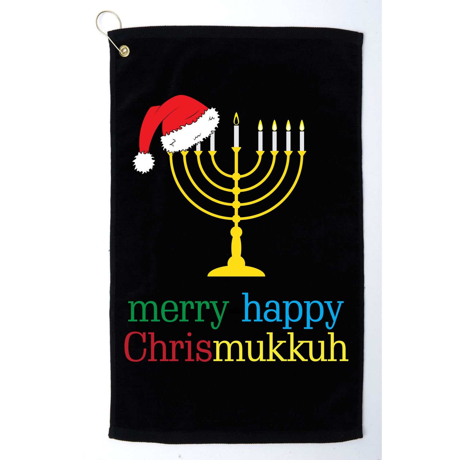 Merry-Happy Chrismukkah Golf Towel