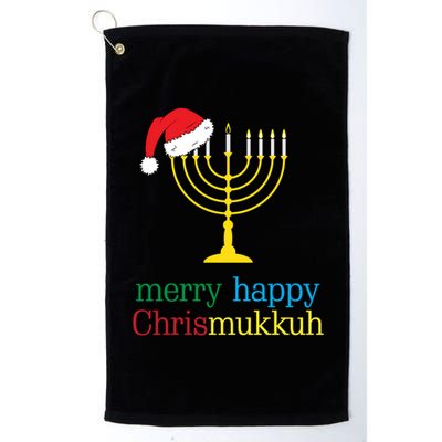 Merry-Happy Chrismukkah Platinum Collection Golf Towel