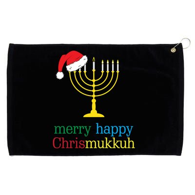 Merry-Happy Chrismukkah Grommeted Golf Towel