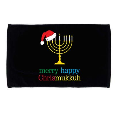 Merry-Happy Chrismukkah Microfiber Hand Towel