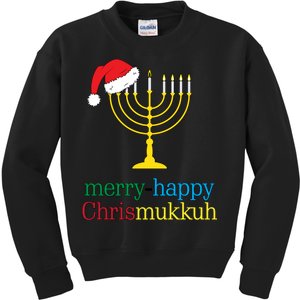 Merry-Happy Chrismukkah Kids Sweatshirt