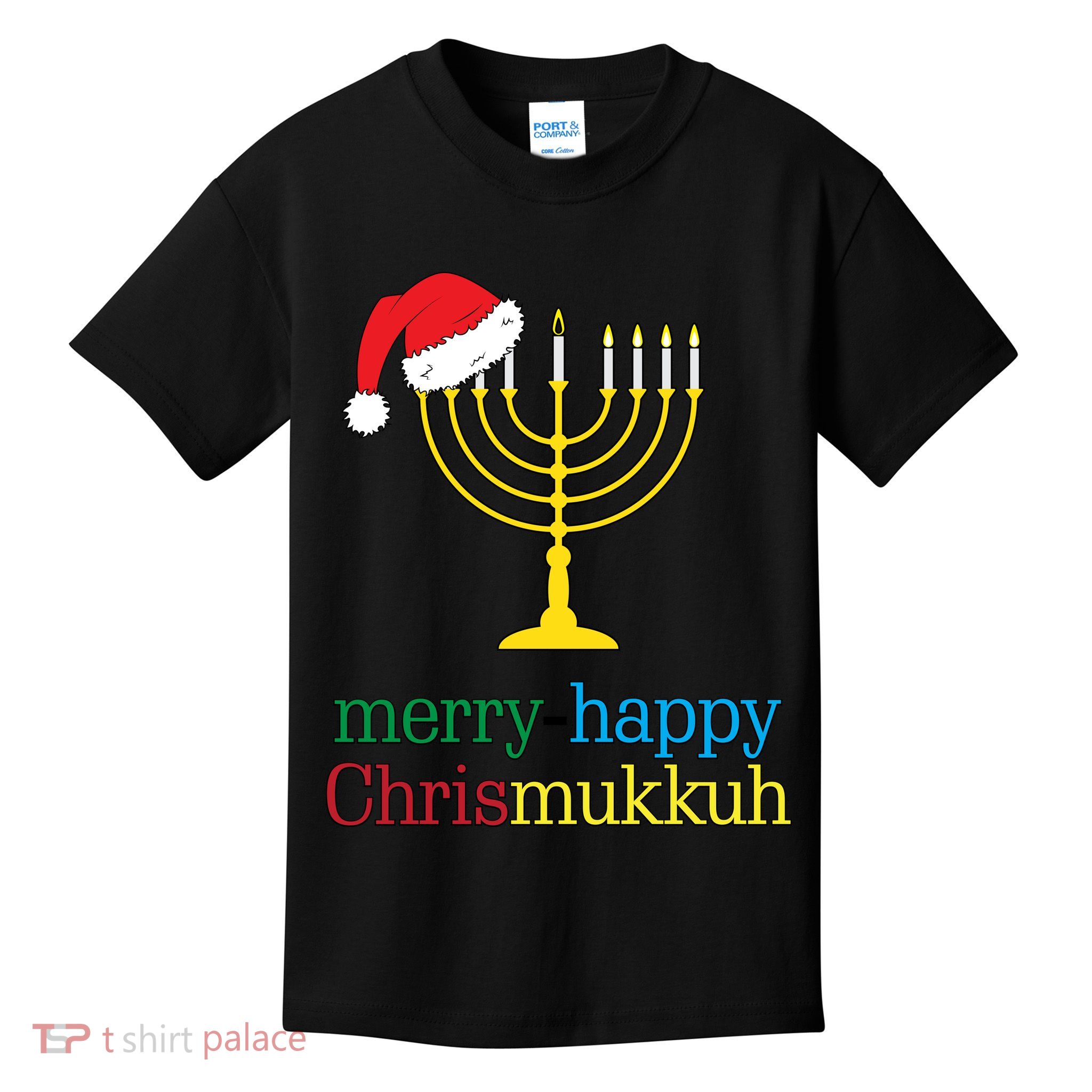 Merry-Happy Chrismukkah Kids T-Shirt