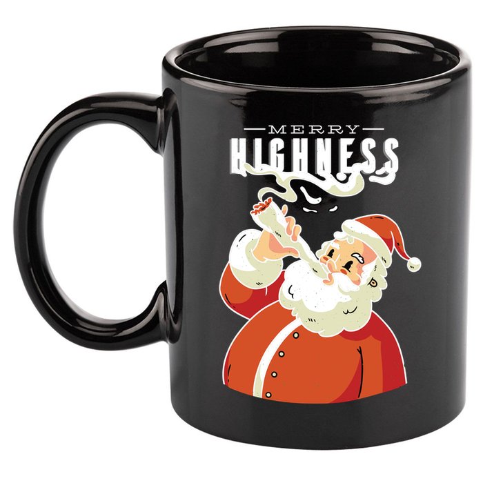 Merry Highness 11oz C Handle Ceramic Mug
