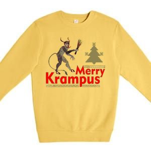 Merry Krampus Premium Crewneck Sweatshirt