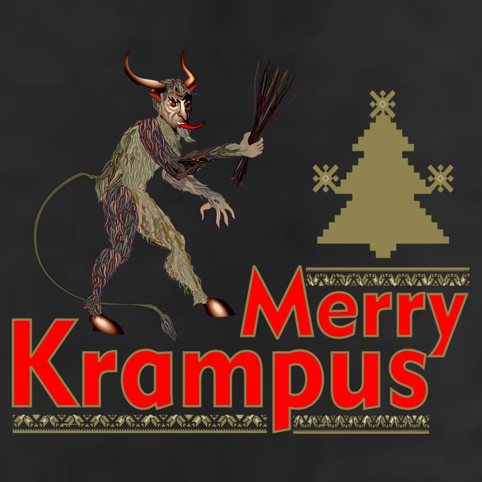 Merry Krampus Cool Comfort Performance Bucket Hat