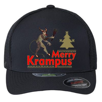 Merry Krampus Flexfit Unipanel Trucker Cap