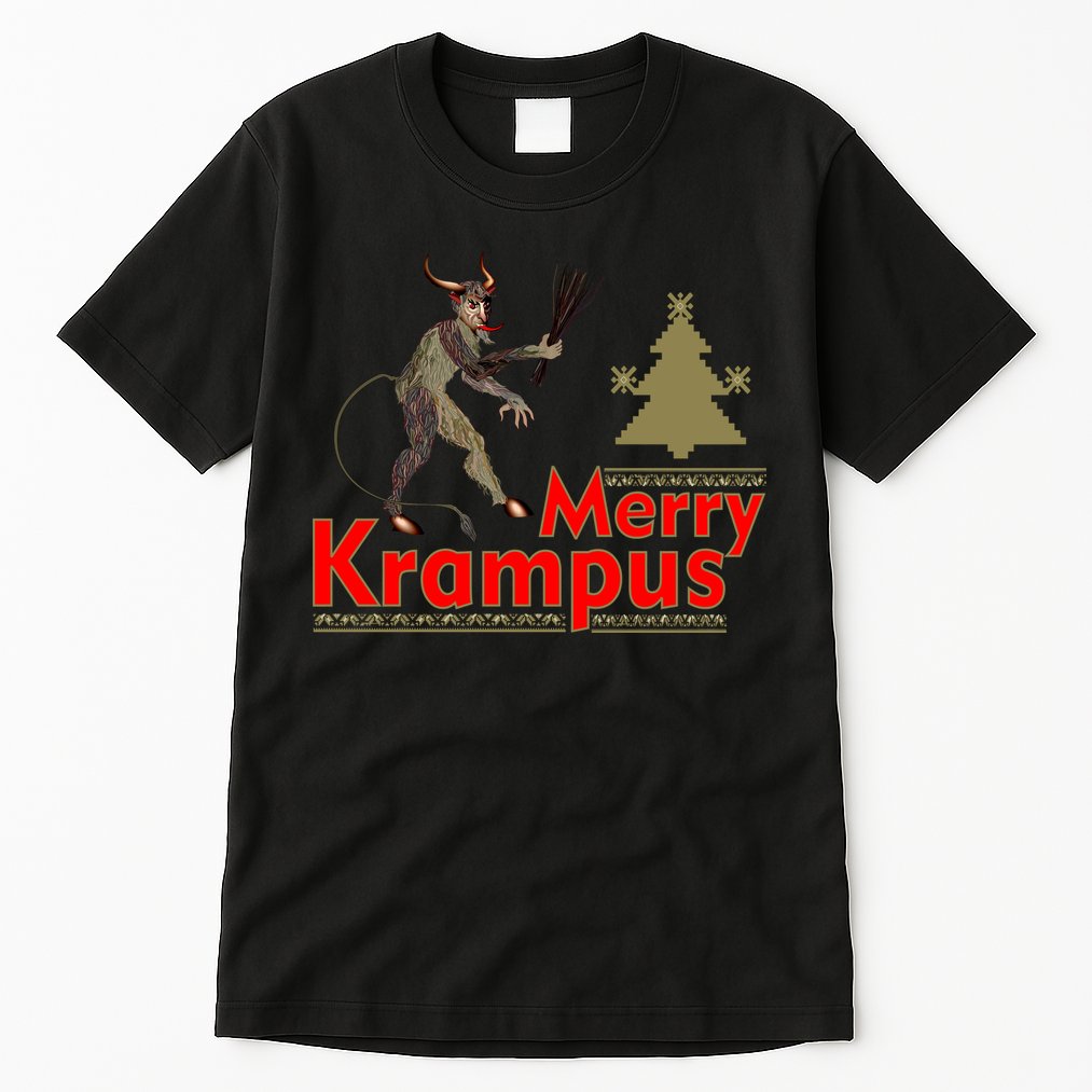 Merry Krampus Tall T-Shirt