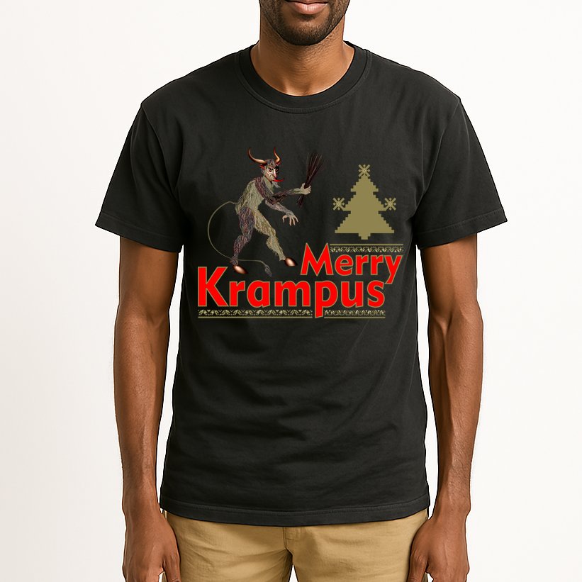 Merry Krampus Tall T-Shirt
