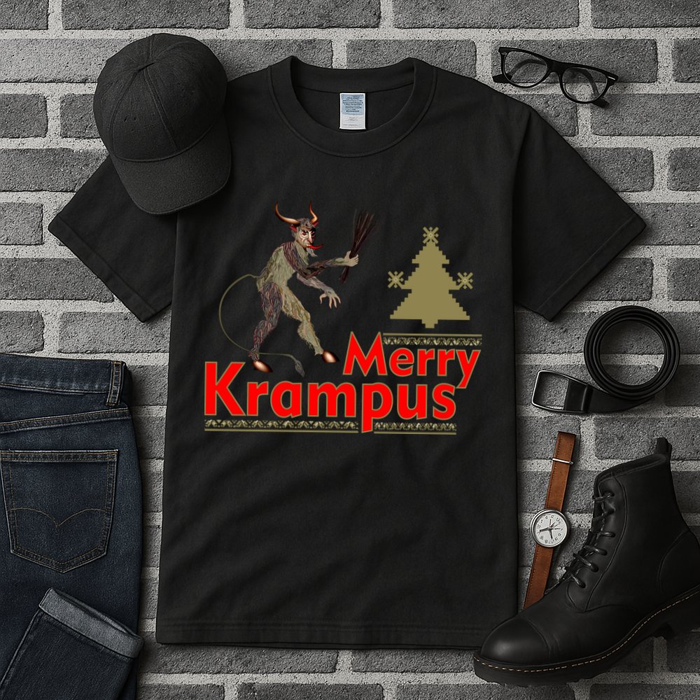 Merry Krampus Tall T-Shirt