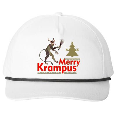 Merry Krampus Snapback Five-Panel Rope Hat