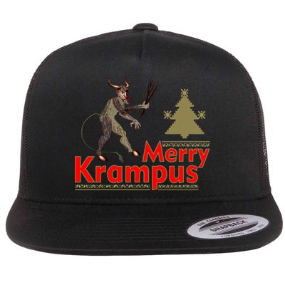 Merry Krampus Flatbill Hat