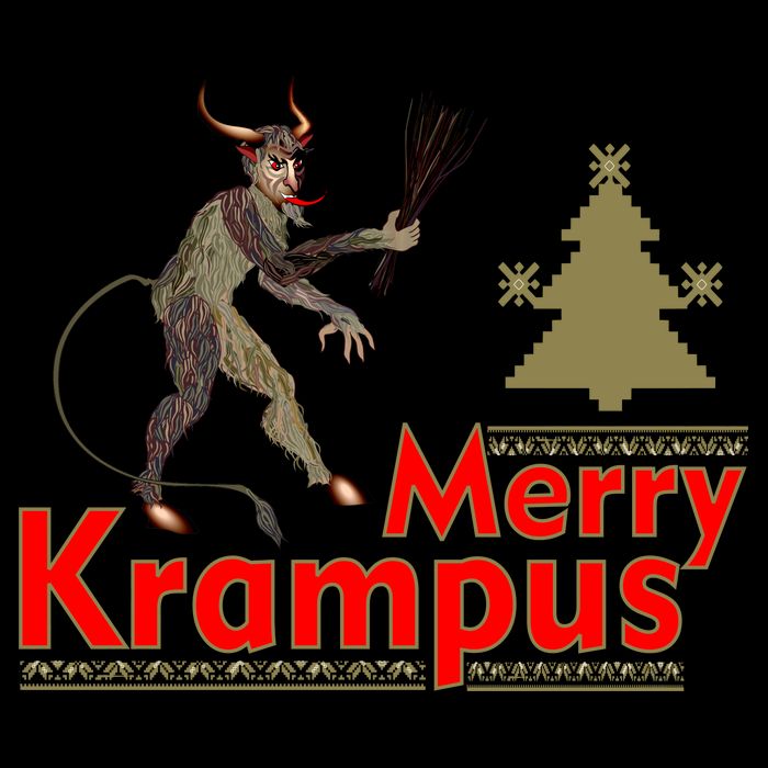 Merry Krampus 16 in Basic Backpack