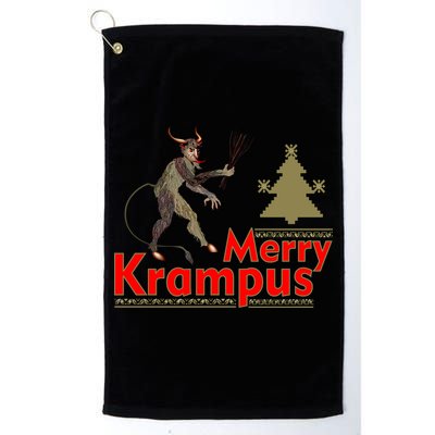 Merry Krampus Golf Towel