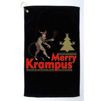 Merry Krampus Golf Towel