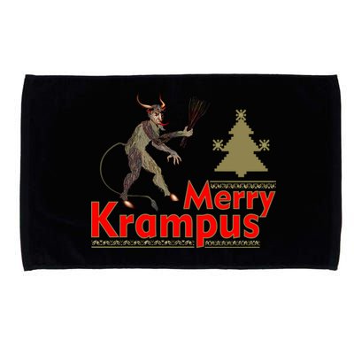 Merry Krampus Microfiber Hand Towel