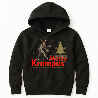 Merry Krampus Kids Hoodie