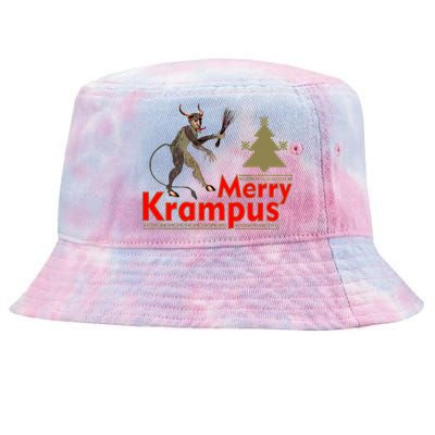 Merry Krampus Tie-Dyed Bucket Hat