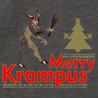 Merry Krampus Vector Backpack