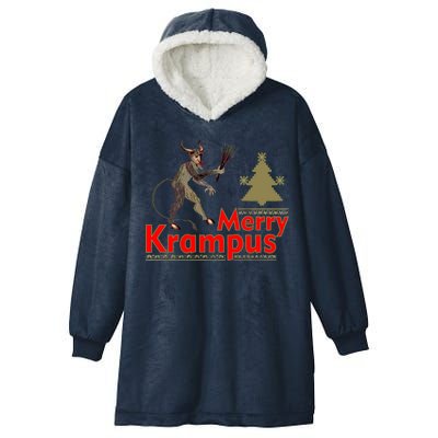 Merry Krampus Hooded Wearable Blanket