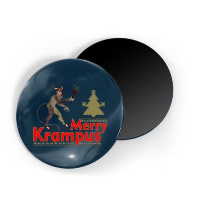 Merry Krampus Magnet