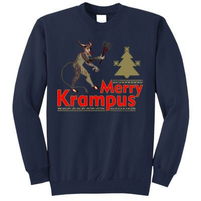 Merry Krampus Tall Sweatshirt