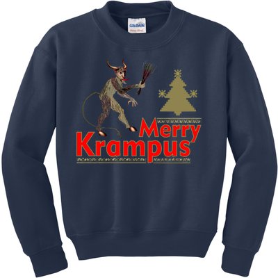 Merry Krampus Kids Sweatshirt