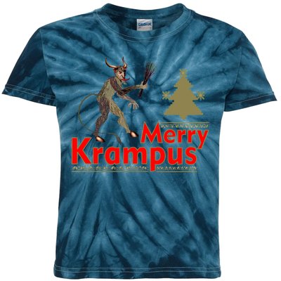 Merry Krampus Kids Tie-Dye T-Shirt