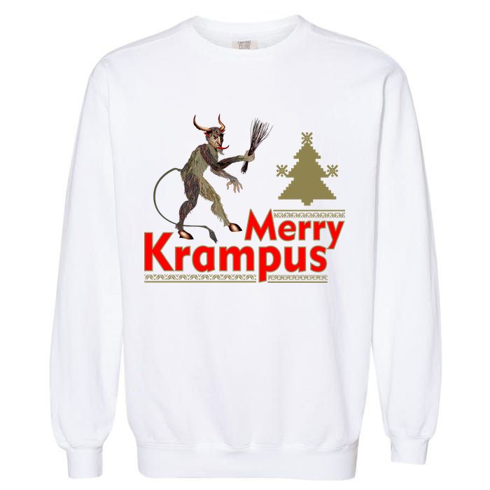 Merry Krampus Garment-Dyed Sweatshirt