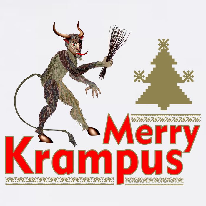 Merry Krampus Garment-Dyed Sweatshirt