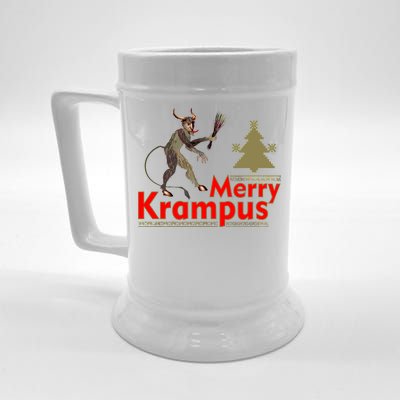 Merry Krampus Beer Stein