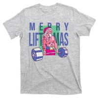 Merry Liftmas Tattoo Santa T-Shirt