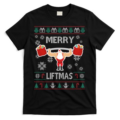 Merry Liftmas Ugly Christmas T-Shirt