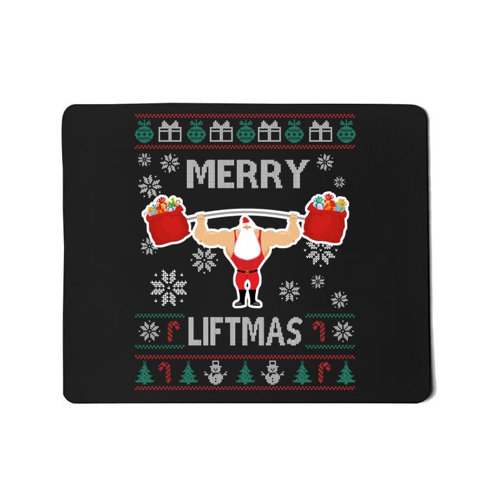 Merry Liftmas Ugly Christmas Mousepad