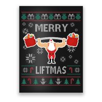 Merry Liftmas Ugly Christmas Poster