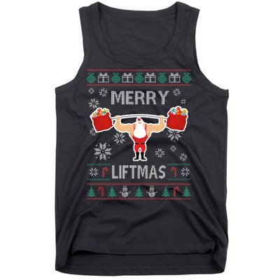 Merry Liftmas Ugly Christmas Tank Top