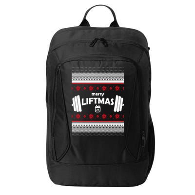 Merry Liftmas Ugly Christmas1 City Backpack