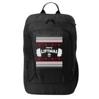 Merry Liftmas Ugly Christmas1 City Backpack
